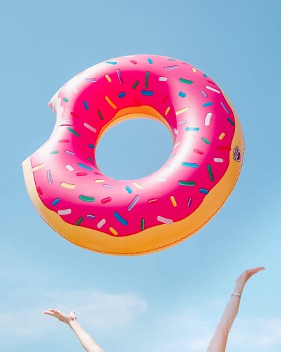 DONUT NAFUKOVACIE KOLESO NA PLÁVANIE, MATRAC DONUT XL