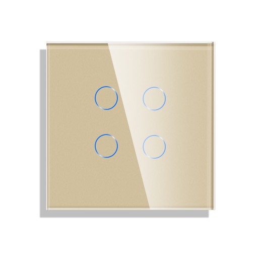 SKLENÝ SPÍNAČ DOTYKOVÉHO PANELU 86x86mm