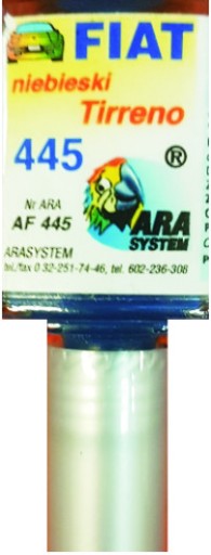 FIAT 445 BLUE TIRRENO AUTOLAK Scratch Touch 10 ml ARA