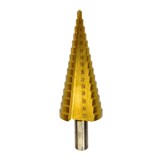 KROKOVACÍ VŔTAČ DO KOVU HSS-CIN 4-32MM ALLBE