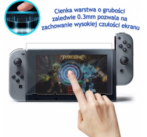 Tvrdené ochranné sklo pre Nintendo Switch 9H