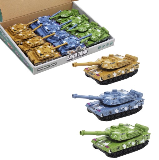 NÁDRŽ VOJENSKÉHO VOZIDLA TANK SPÄŤ ZMIEŠ FARBY