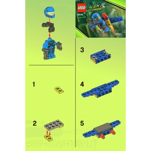Lego manuál - Jetpack 30141