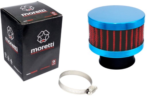 Modrý kužeľový vzduchový filter, priemer 31 mm