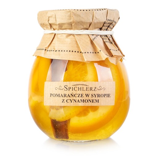POMARANČ V SIRUPE so ŠKORICOU Spichlerz 260g Jar DARČEK