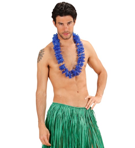 Havajský náhrdelník Hawaii Flowers Blue Aloha