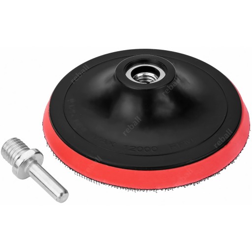 KOTÚČ NA LEŠENIE NA VELCRO KOTOÚČ SO VELCRO NA BRÚSKU A VŔTAČKU 125mm