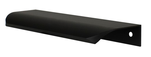 Okrajová nábytková úchytka MAT BLACK LOFT 18cm, elegantná kuchyňa UA02