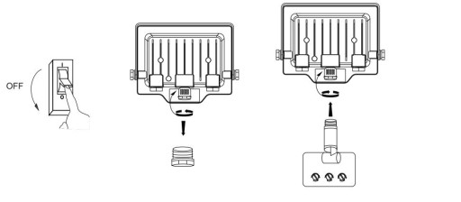 EcoLight Vymeniteľný PIR snímač pohybu pre NL-1 a NL-2 LED svetlomety