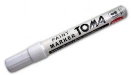Toma TO-440 olejový značkovač okrúhly 2,5mm biely