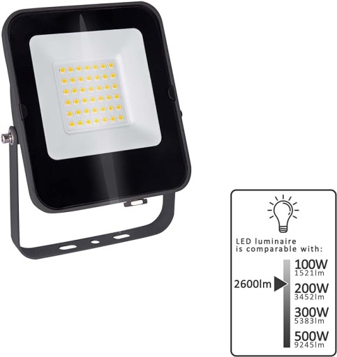 HALOGÉNOVÝ TEPLÝ BIELY SVETLOMET 2600lm 30W