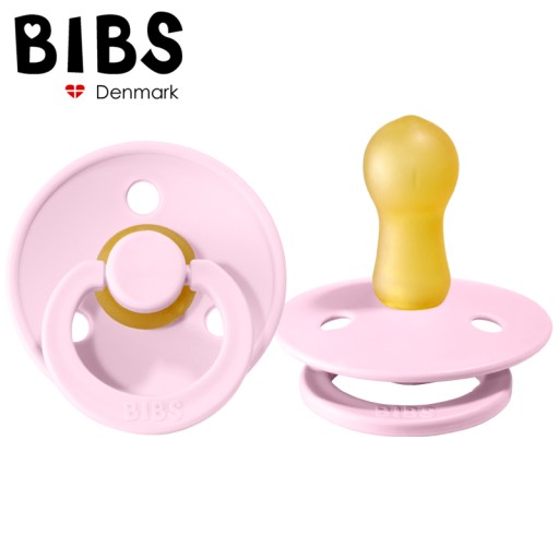 Hevea Baby ružový cumlík cumlík S 0-6m podbradníky