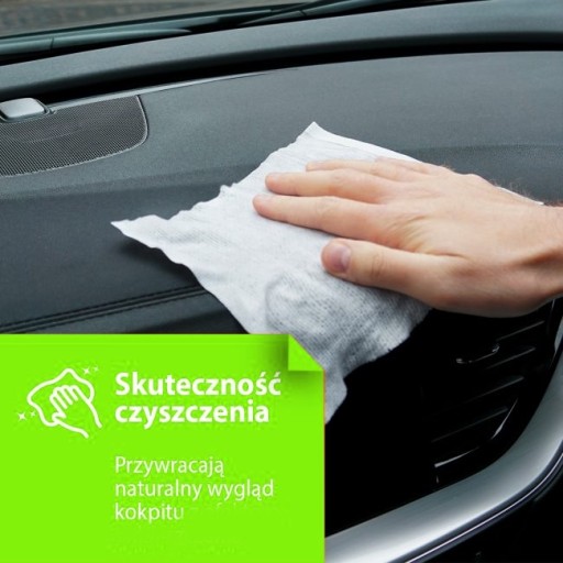 30 x VLHČENÉ Utierky ČISTIACE Utierky do kokpitu na auto Q11 VANILKA