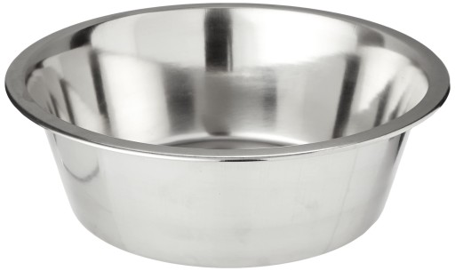 Nerezová kovová miska odolná hlboká pre psov 2,8l 24cm
