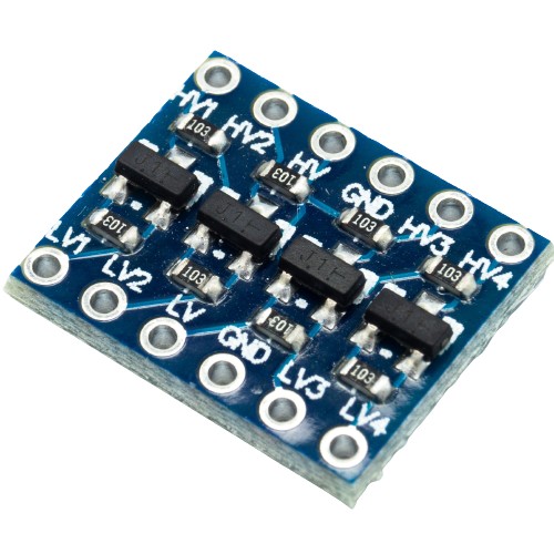 4CH 3.3V 5V konvertor stavu logickej úrovne