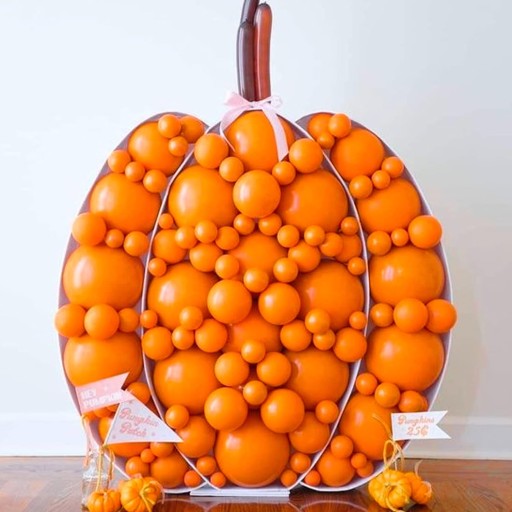 ORANŽOVÉ BALÓNY SADA BALÓNOV HALLOWEENSKÉ BALÓNY 10