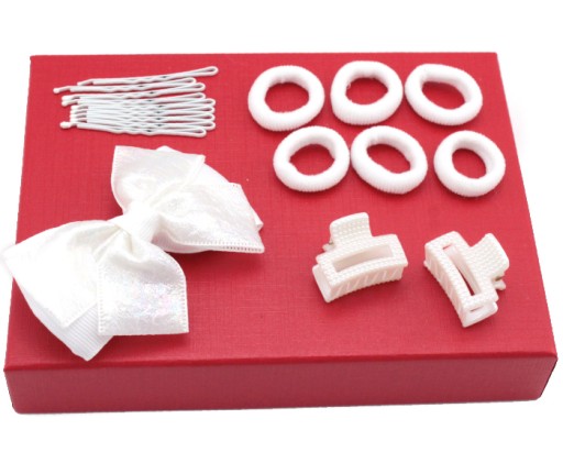 SET OZDOBY NA VLASY BIELA KOMUNIA 19 kusov 26k