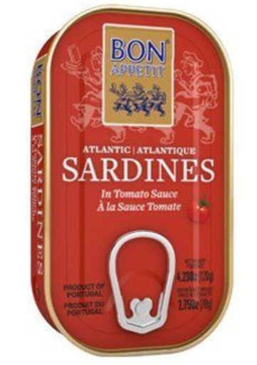 Portugalské sardinky v paradajkovej omáčke 120 g