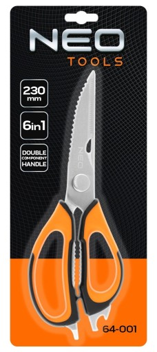 Odolné multifunkčné nožnice 230 mm 6v1 64-001 NEO TOOLS