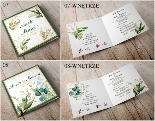 Svadobné oznámenia na botanickú svadbu