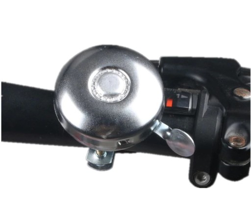 STRIEBORNÝ RETRO BICYKEL BELL LOUD STEEL BIKE