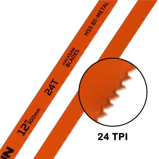 BIMETALOVÝ PÍLOVÝ LIST NA REZANIE KOVOVÉHO DREVA 300X12MM