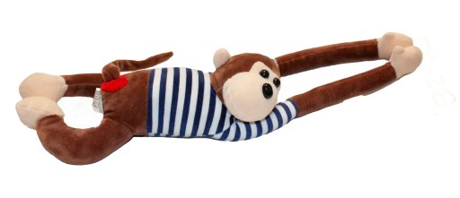 MONKE SO VELKÝM ZAHROMOM SO ZVUKAMI SKUTOČNEJ OPICE 55 cm E1827 EMAJ