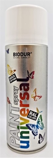 SMALTOVÝ FAR SPREJ UNIVERZÁLNY AEROSOL BIELY LESK sprej 400 ml
