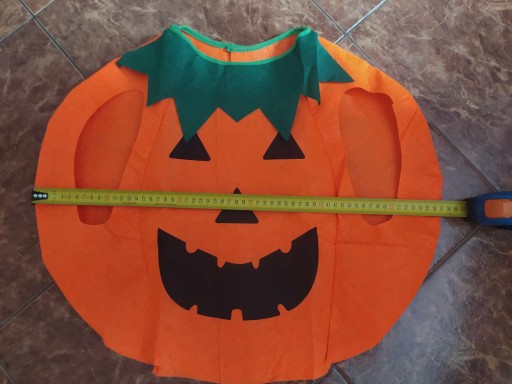 Halloween tekvicový kostým pre deti do 5 rokov, univerzálna plsť HAL-032