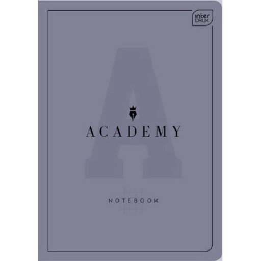 SADA zošitov A5, 60 listov, mriežka INTERDRUK ACADEMY