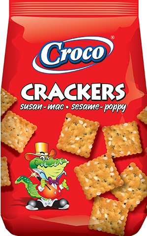 CROCO Sezamové krekry s makom 100g