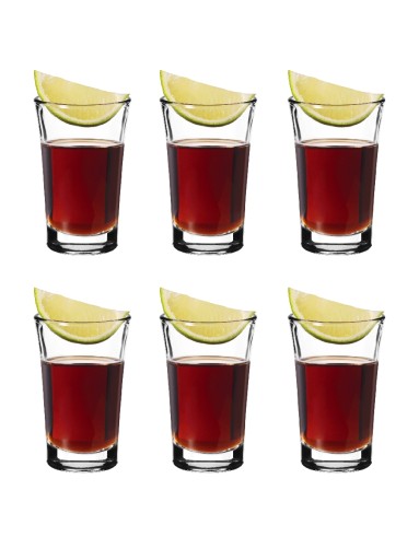 SKLO 40ml NA VODKU, TINKTÚRU, LIKÉR, UDRŽATEĽNÝ