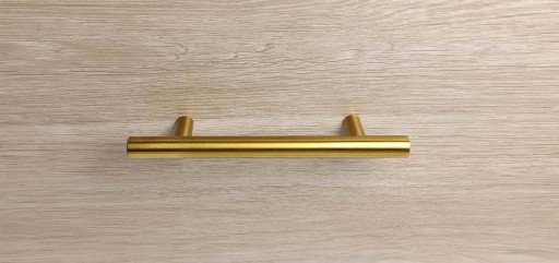 Nábytkové úchytky AZUREA zlaté zábradlie úchytka na skriňu, 96mm