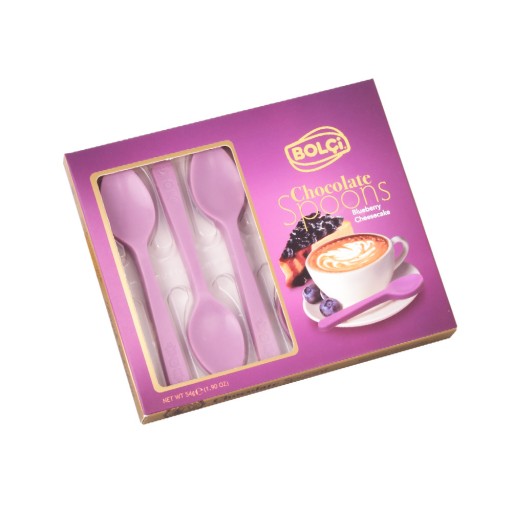 Bolci Spoons Blueberry Cheesecake - čokoládové lyžičky 54g