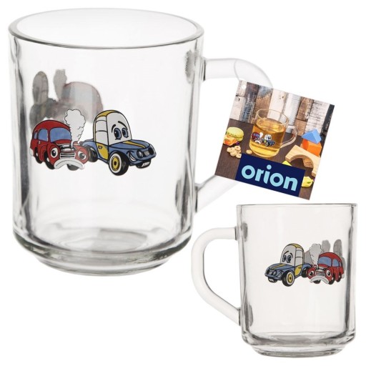 Detský hrnček PRE DETI na pitie teplých a studených nápojov AUTO 230 ml