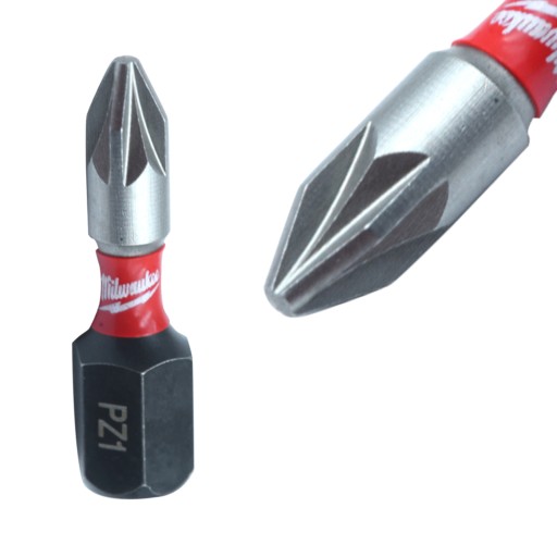 NÁRAZOVÝ BIT DO SKRUTKOVAČOV PZ1 25mm MILWAUKEE 1 ks.
