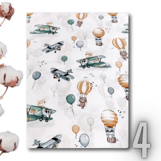 Posteľná plachta 120x60 bavlna s gumičkou Patterns Boy