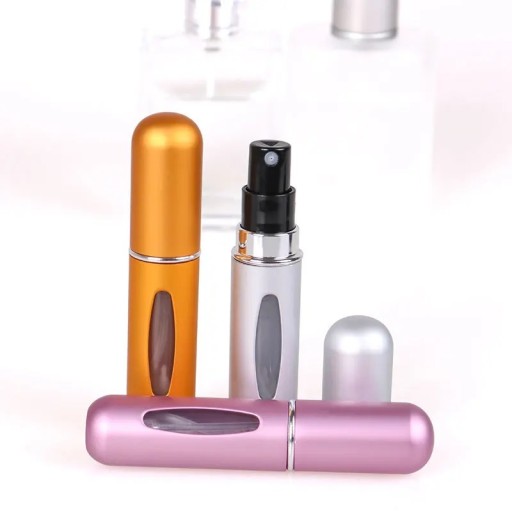 ATOMIZER PARFUME ATOMIZER Fľaštička s dávkovačom parfumov 5 ml čierna