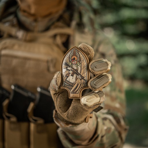NÁŠIVKA NA VELCRO VALKYRIE SPEAR M-TAC NÁŠAŤ NA MORÁLKY PVC TLAČENÝ COYOTE