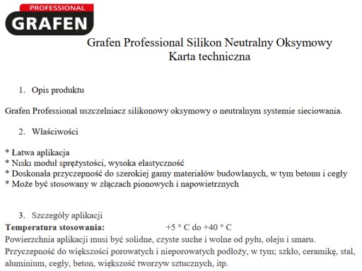 GRAFÉN NEUTRÁLNY BIELY SILIKÓN, OXIM BEZ ZÁPACHU