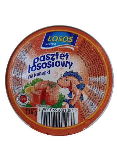 LOSOSOVÁ PAŠTIČKA NA CHLEBÍČKY 130G LOSOSOVÁ USTKA