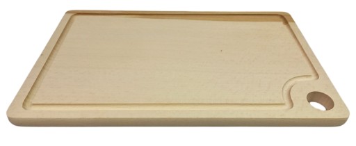 KRAJNÁ DOSKA DREVENÝ PODANÍK S DRÁŽKOU, OBDŽNÍKOVÝ 32X20 CM