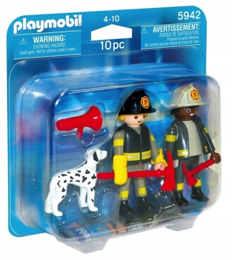 Playmobil 5942 Hasiči so psom Hasiči Limitovaná sada hasičov