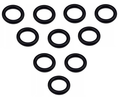 10 KS NITRIL TESNENIE ORING GUMA 23,7x3,5
