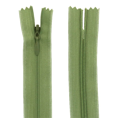 KRYTÉ Zipsy 30cm SVETLÉ OLIVOVÉ 1 ks.