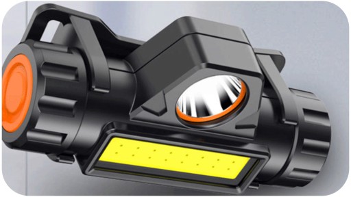 COB HLAVNÁ LAMPA 4v1 HLAVNÁ LAMPA S MAGNETOM