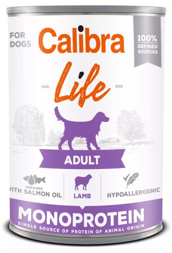 Calibra Dog Life Adult Monoprotein LAMB 400g