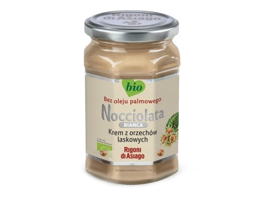 ORIEŠKOVÝ KRÉM, BIELY, BEZLEPKOVÝ, BIO 250 g - NOCCIOLATA