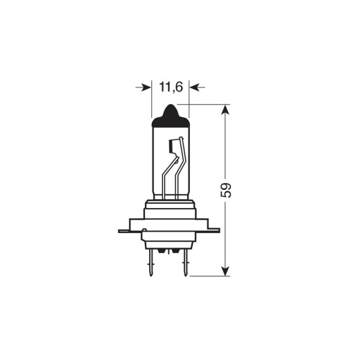 H7 žiarovka 55W blister LAMP
