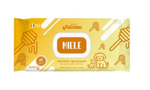 Record Maxi Honey vlhčené obrúsky 40 ks.